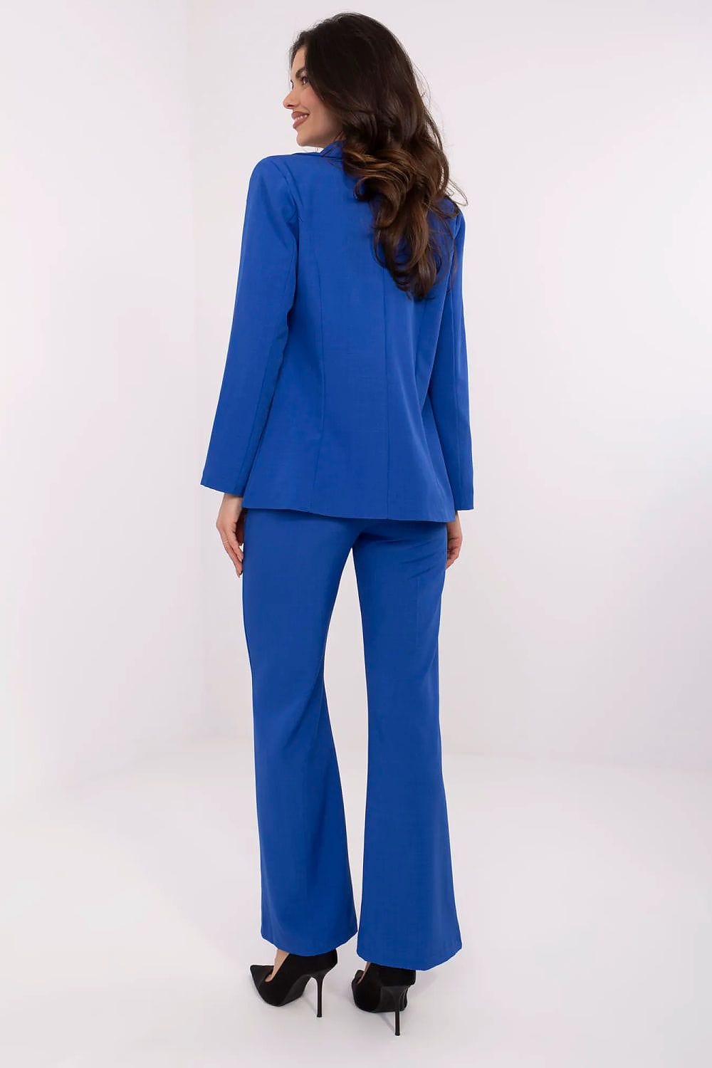 Smart Pants Flared Legs Button Zipper - ShalayeFashion