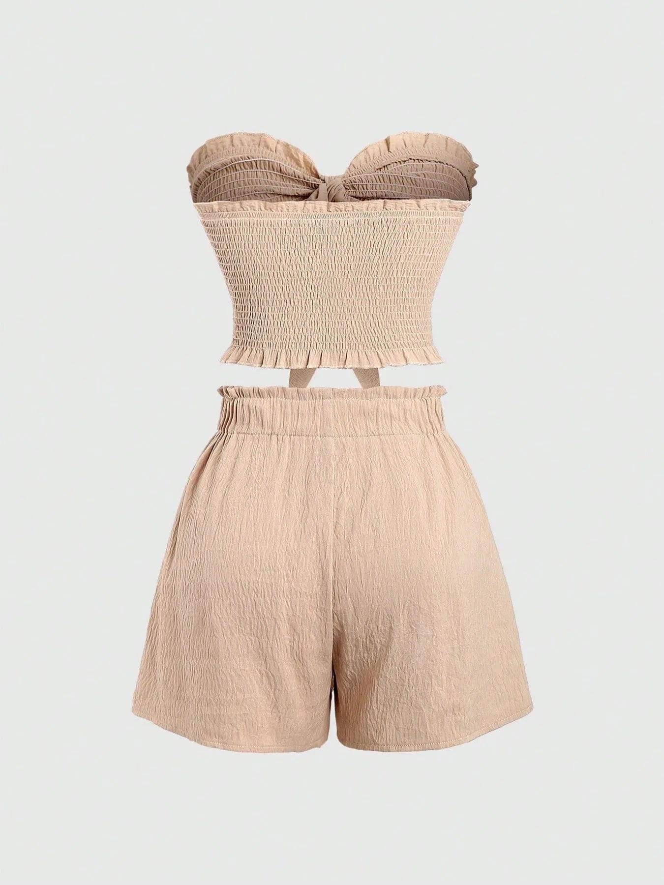 Smocked Top and Shorts Set - ShalayeFashion