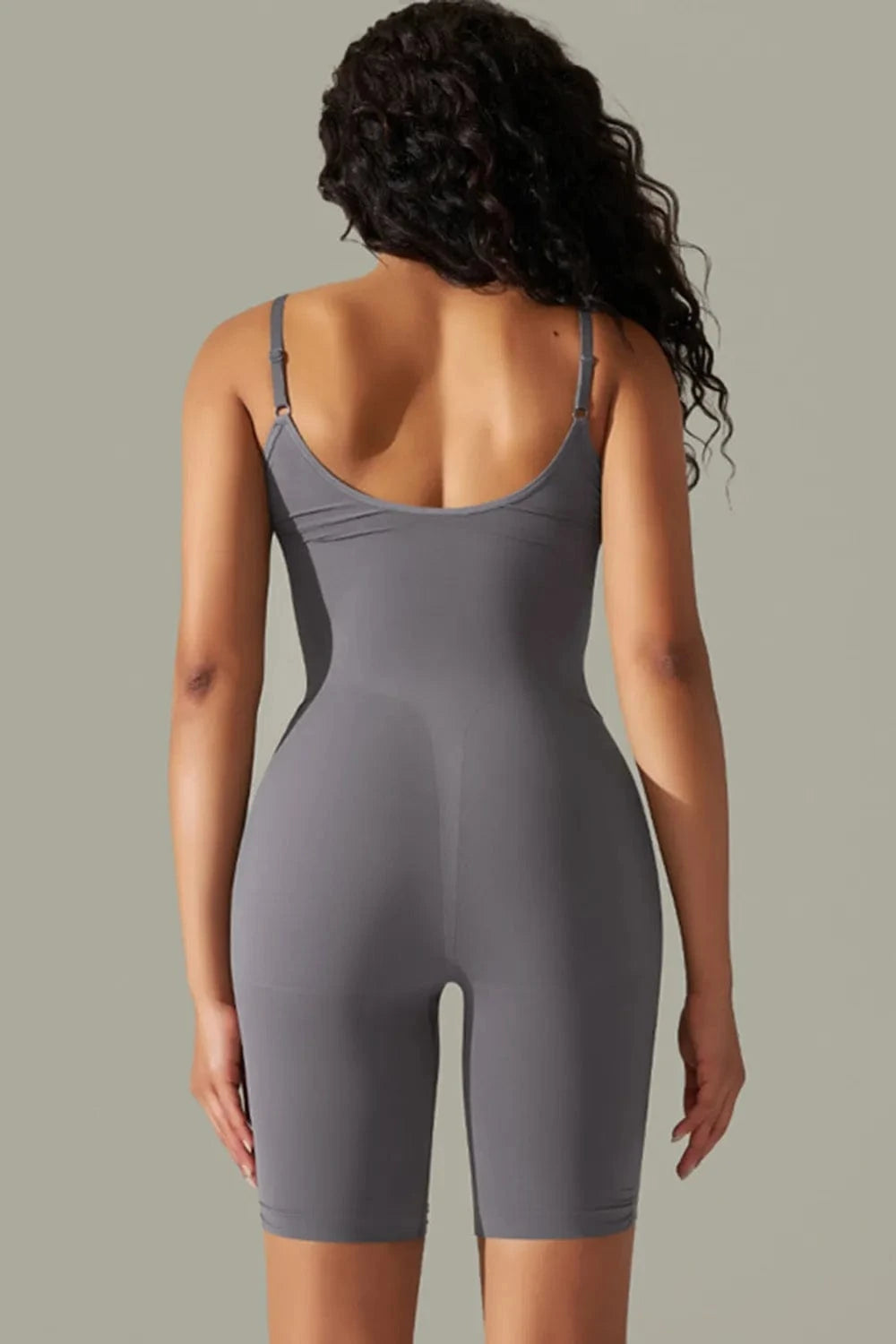 Spaghetti Strap Active Romper - ShalayeFashion