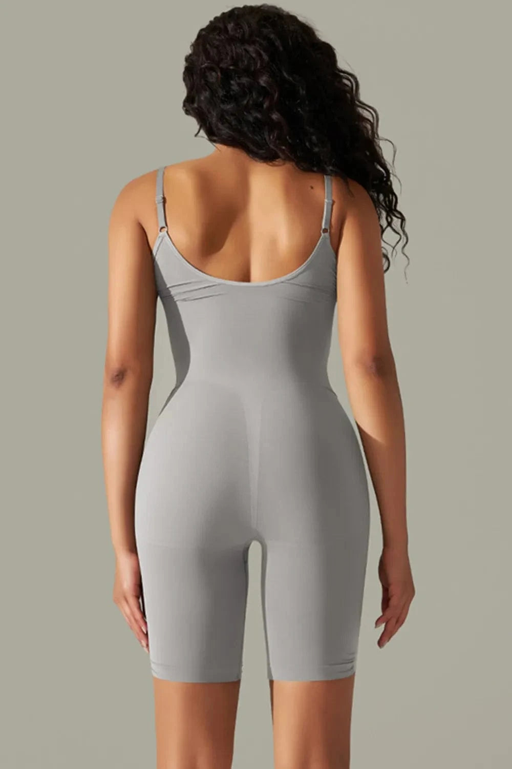 Spaghetti Strap Active Romper - ShalayeFashion