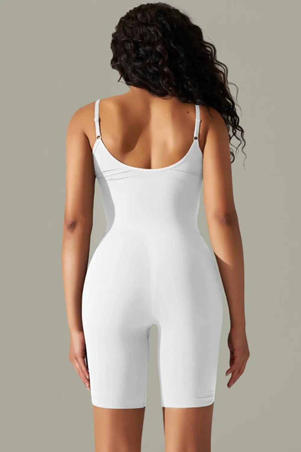 Spaghetti Strap Active Romper - ShalayeFashion