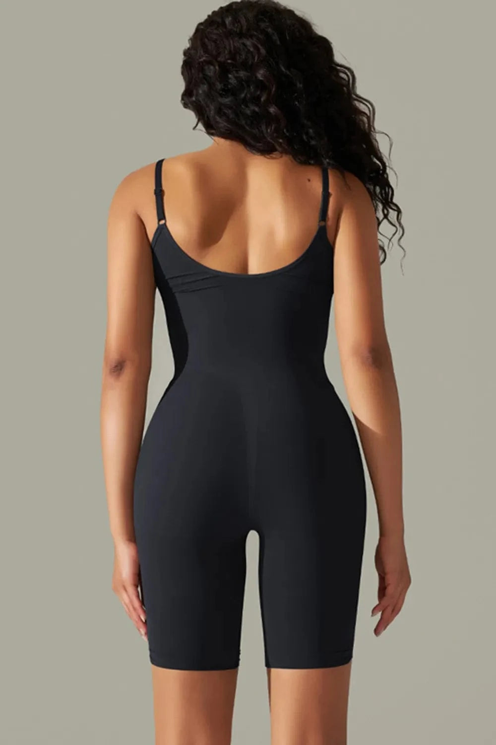 Spaghetti Strap Active Romper - ShalayeFashion