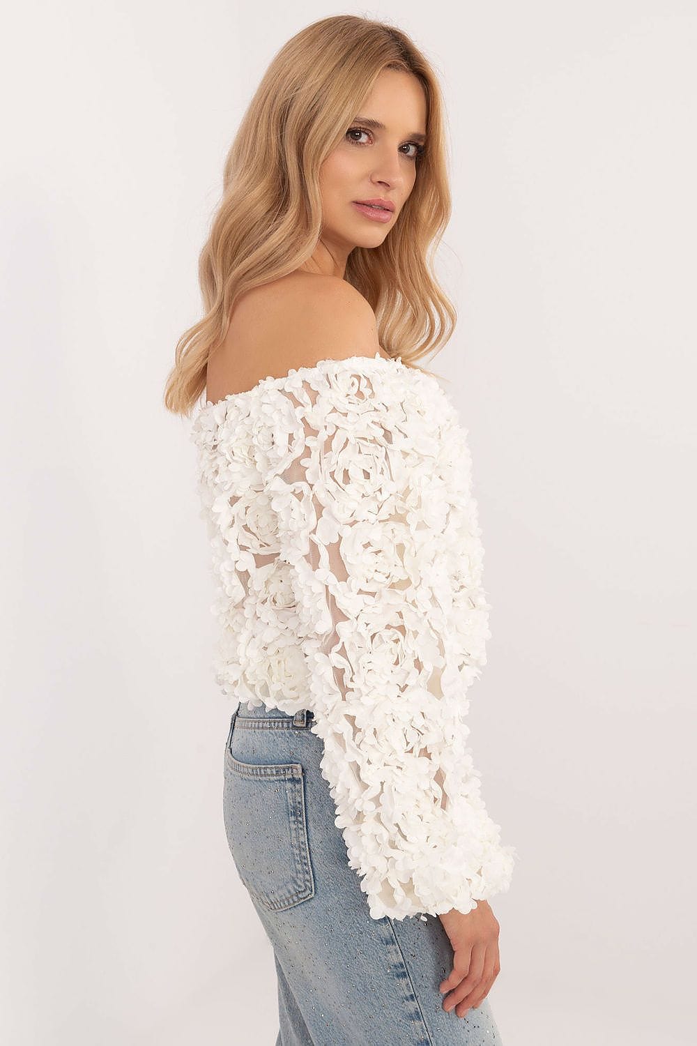 Spanish Style Blouse Off Shoulder Short - ShalayeFashion