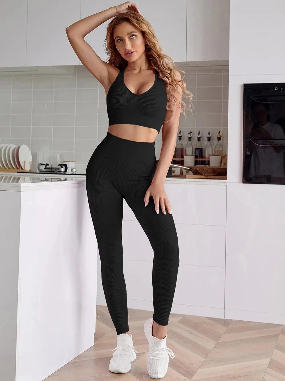 Sport Tank and Leggings Set - ShalayeFashion