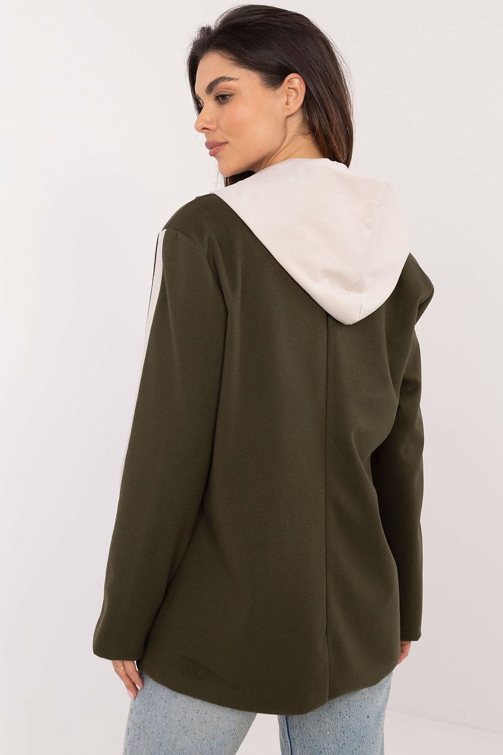 Sports Jacket Hood Detachable Contrasting - ShalayeFashion