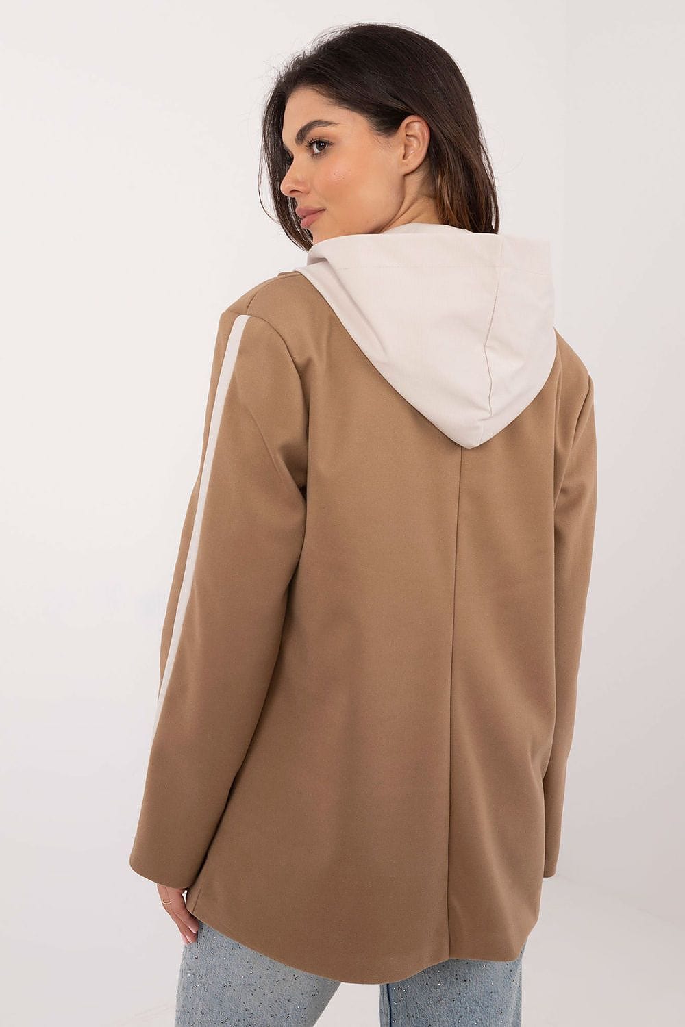 Sports Jacket Hood Detachable Contrasting - ShalayeFashion