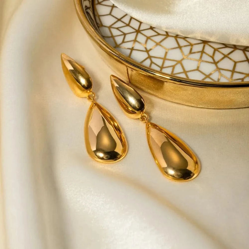 Stainless Steel Dangle Earrings - ShalayeFashion