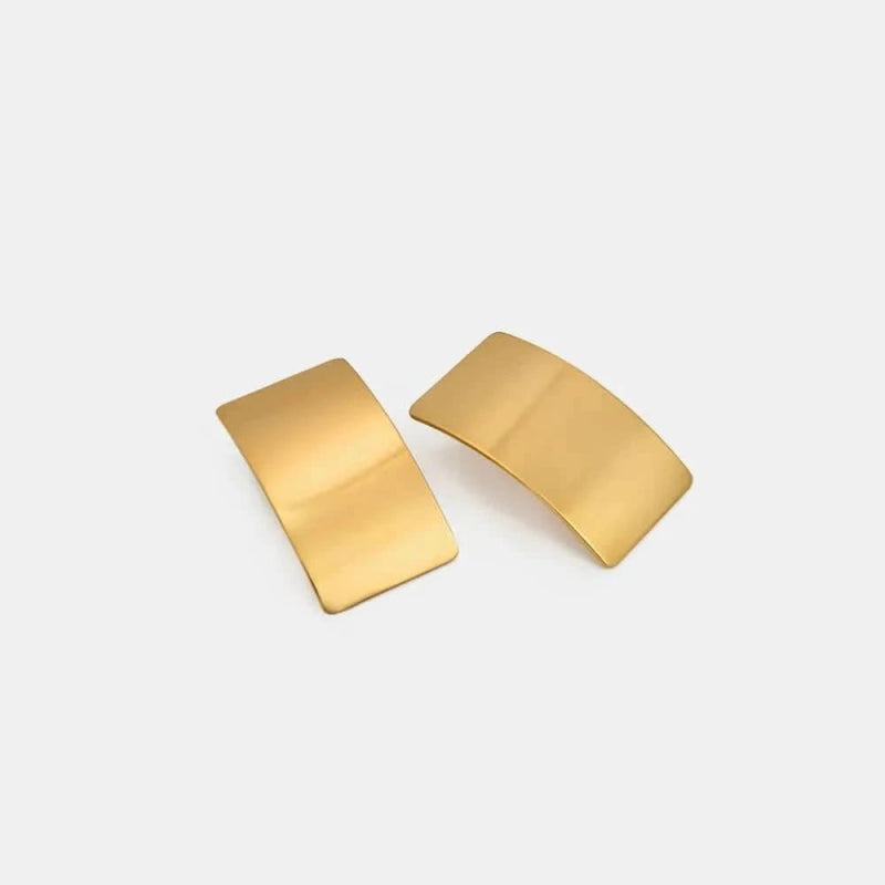 Stainless Steel Rectangle Earring - ShalayeFashion