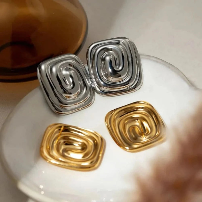 Stainless Steel Stud Earrings - ShalayeFashion