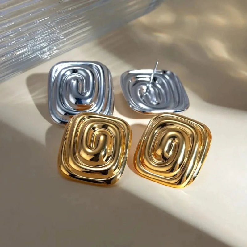 Stainless Steel Stud Earrings - ShalayeFashion