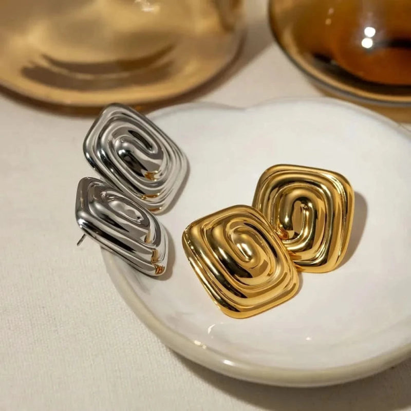 Stainless Steel Stud Earrings - ShalayeFashion
