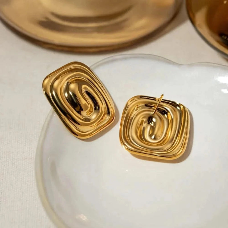 Stainless Steel Stud Earrings - ShalayeFashion