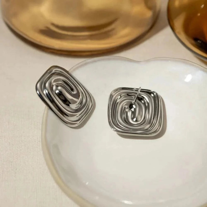 Stainless Steel Stud Earrings - ShalayeFashion