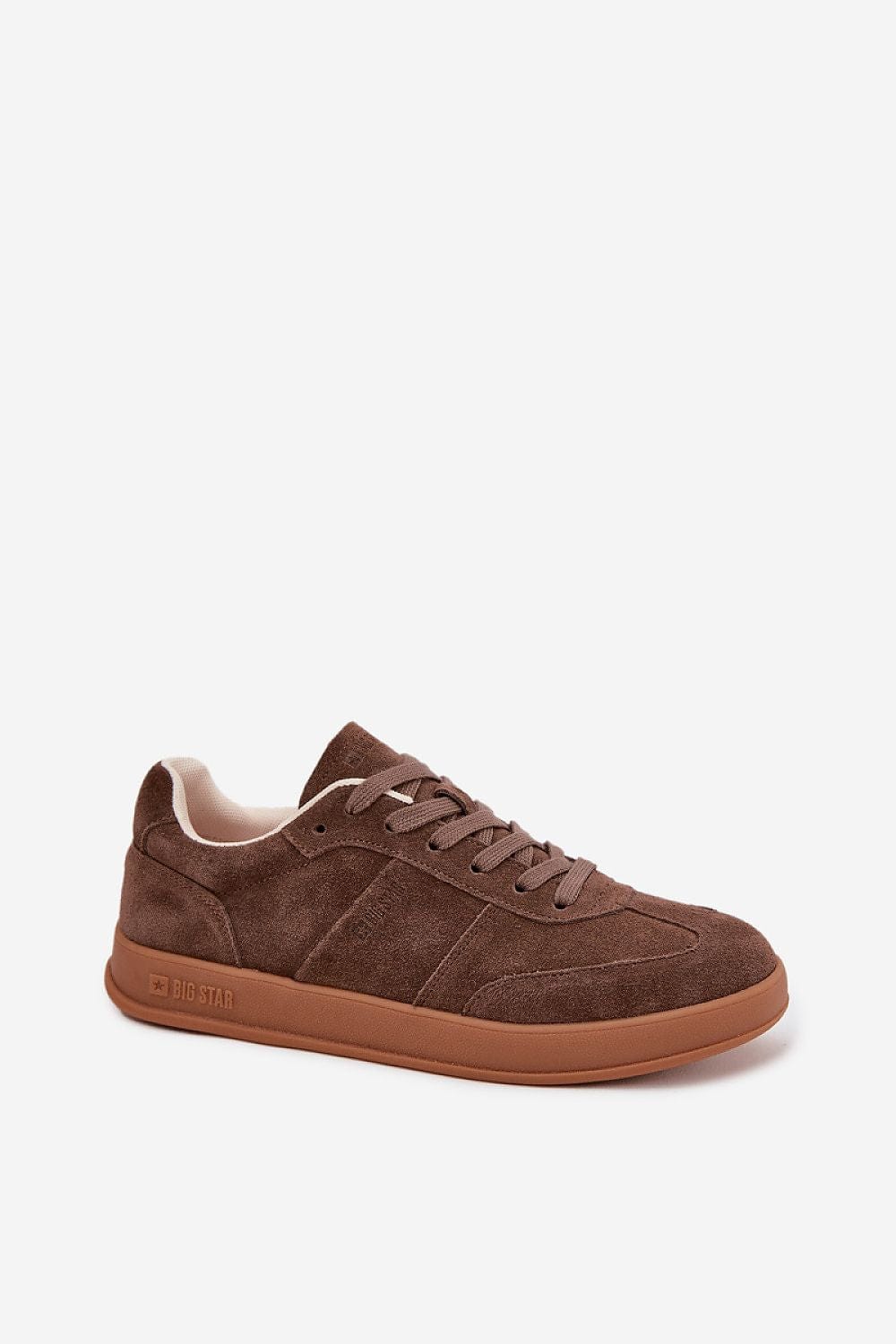 Suede Platform Sneakers Rounded Toes - ShalayeFashion