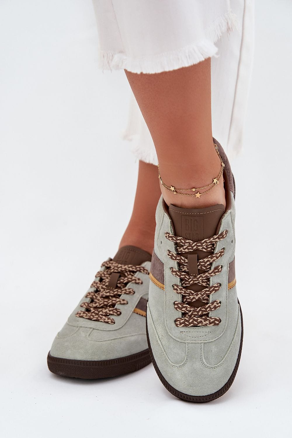 Suede Sneakers Platform HI - POLY System - ShalayeFashion