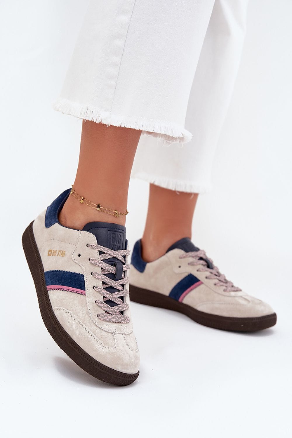 Suede Sneakers Platform HI - POLY System - ShalayeFashion