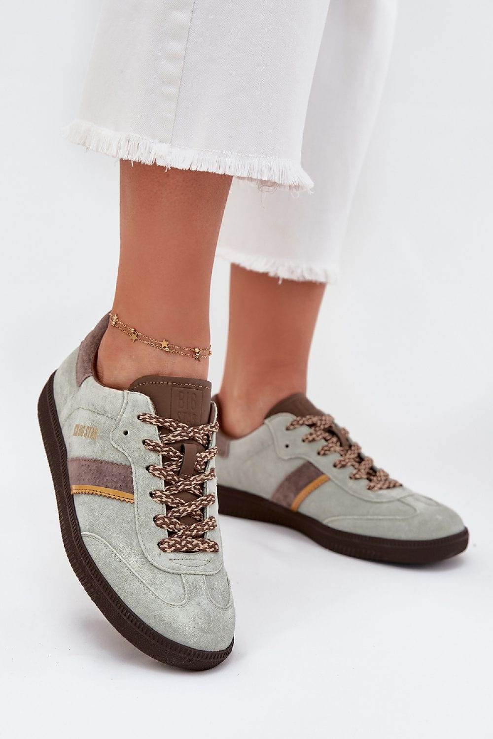 Suede Sneakers Platform HI - POLY System - ShalayeFashion