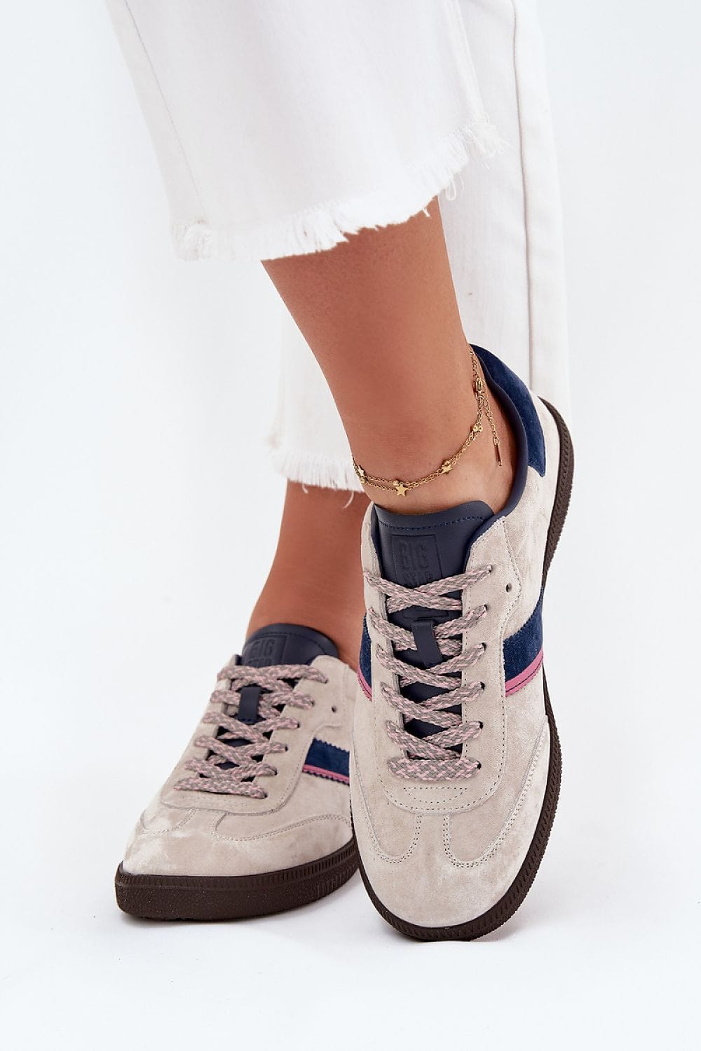 Suede Sneakers Platform HI - POLY System - ShalayeFashion