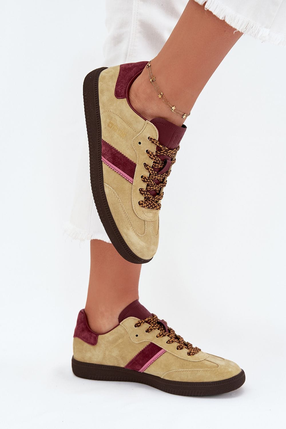 Suede Sneakers Platform HI - POLY System - ShalayeFashion