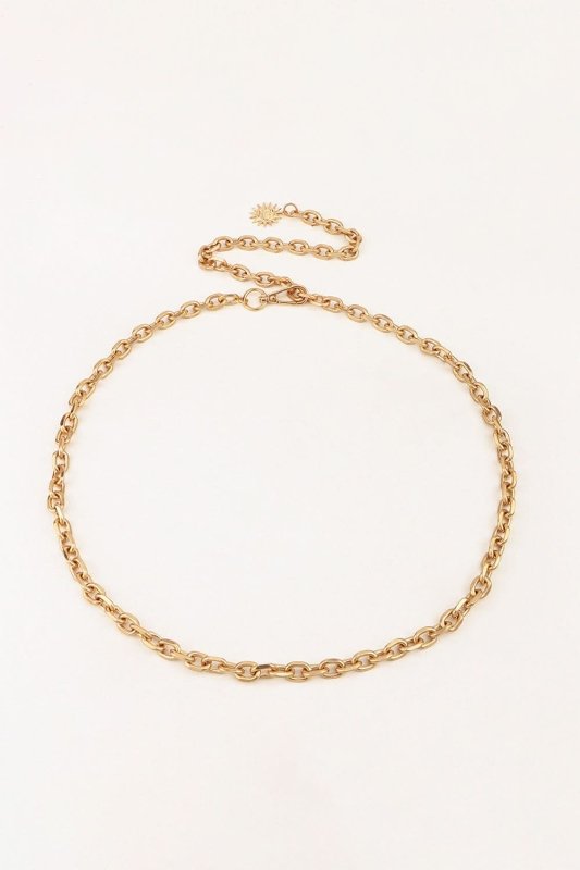 Sun Iron Chain Belt - ShalayeFashion