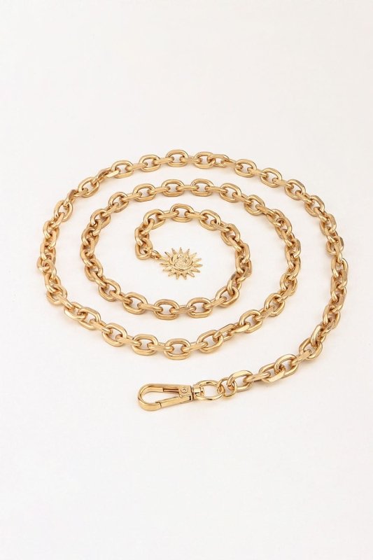 Sun Iron Chain Belt - ShalayeFashion