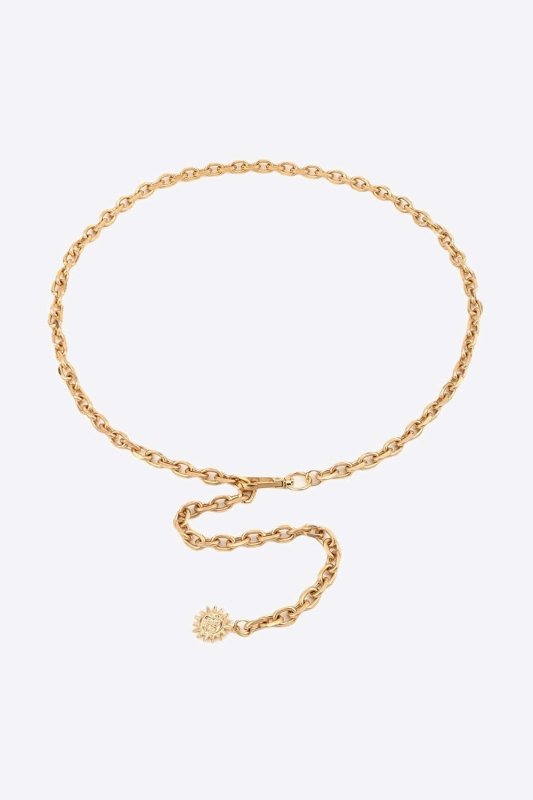 Sun Iron Chain Belt - ShalayeFashion