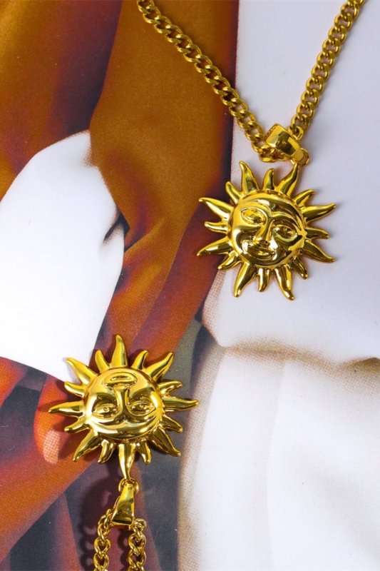 Sun Pendant Copper Necklace - ShalayeFashion