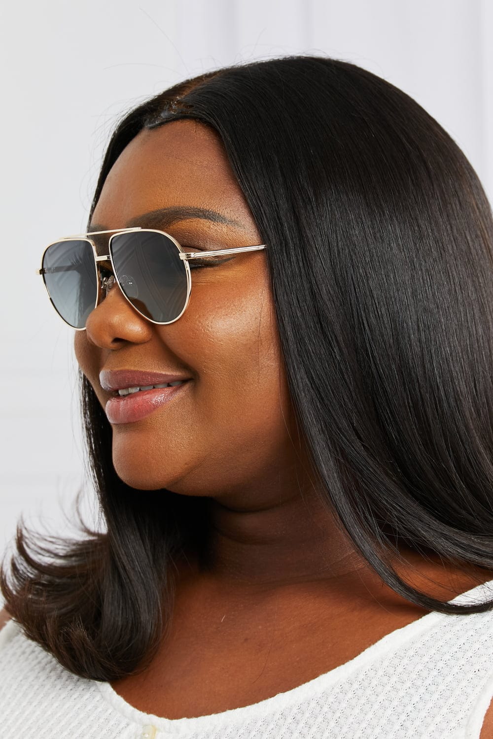 TAC Polarization Lens Aviator Sunglasses - ShalayeFashion