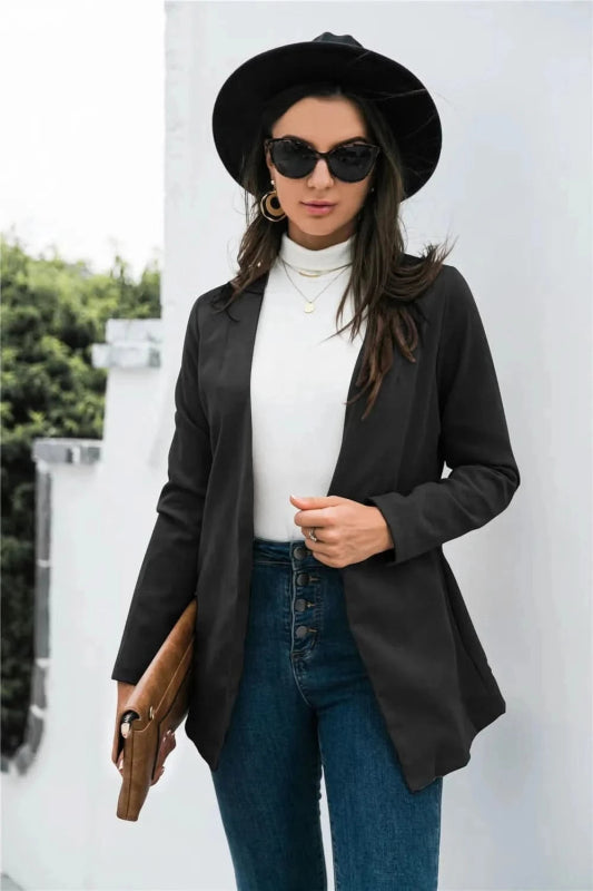 Three - Quarter Sleeve Blazer - ShalayeFashion