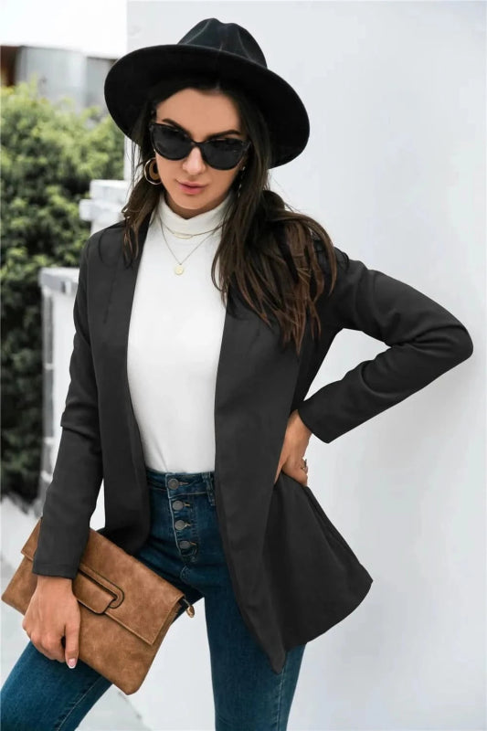 Three - Quarter Sleeve Blazer - ShalayeFashion