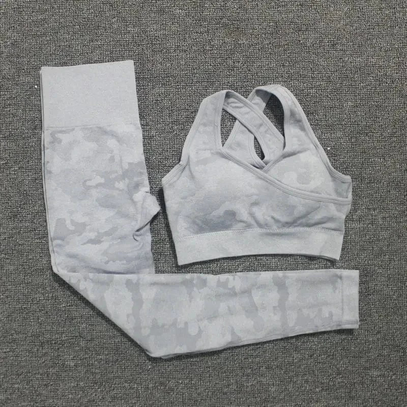 Tie Dye Yoga Set Women Two Piece - ShalayeFashion