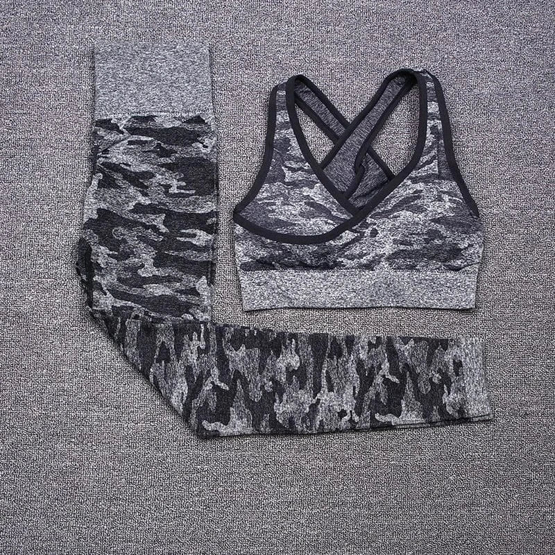 Tie Dye Yoga Set Women Two Piece - ShalayeFashion