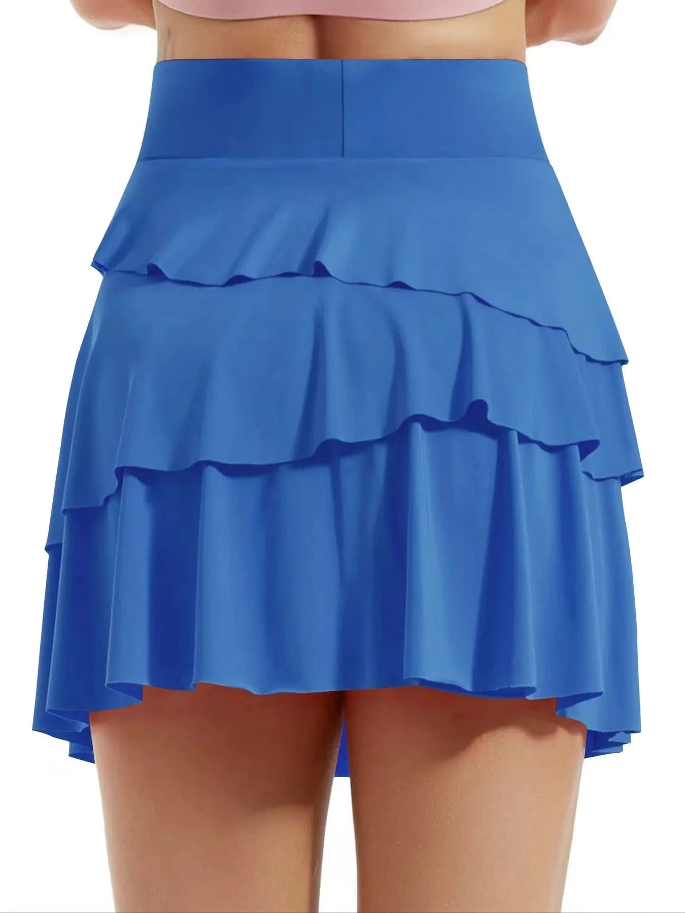 Tiered Ruffle Active Skort - ShalayeFashion