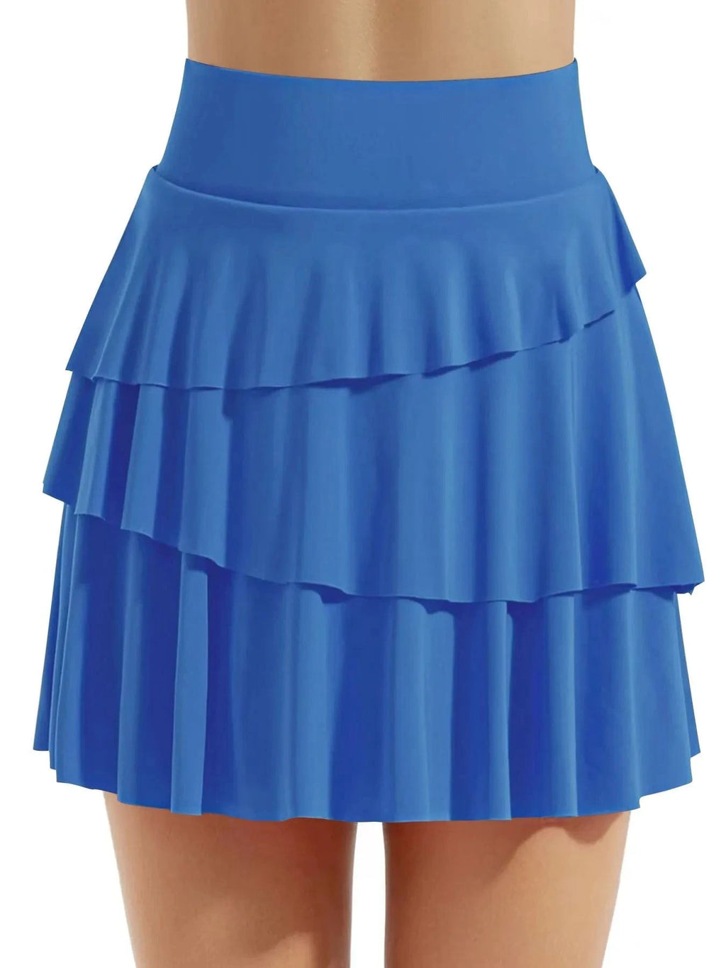 Tiered Ruffle Active Skort - ShalayeFashion