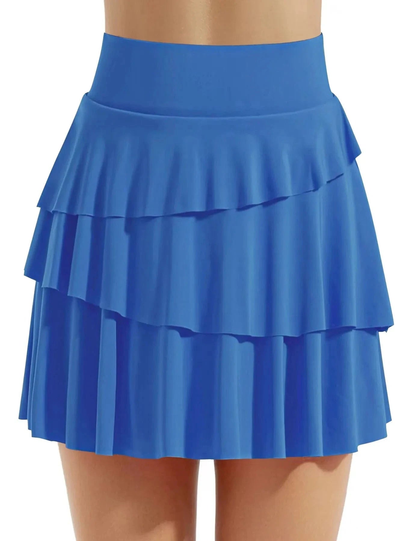 Tiered Ruffle Active Skort - ShalayeFashion