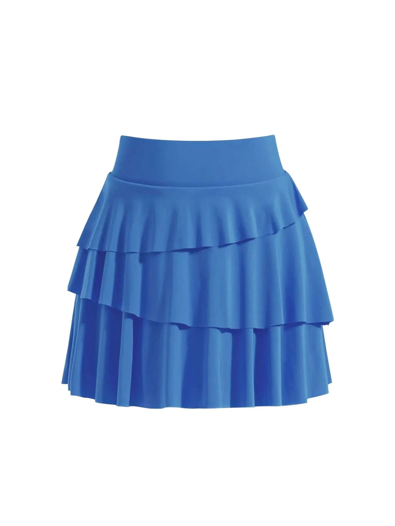 Tiered Ruffle Active Skort - ShalayeFashion
