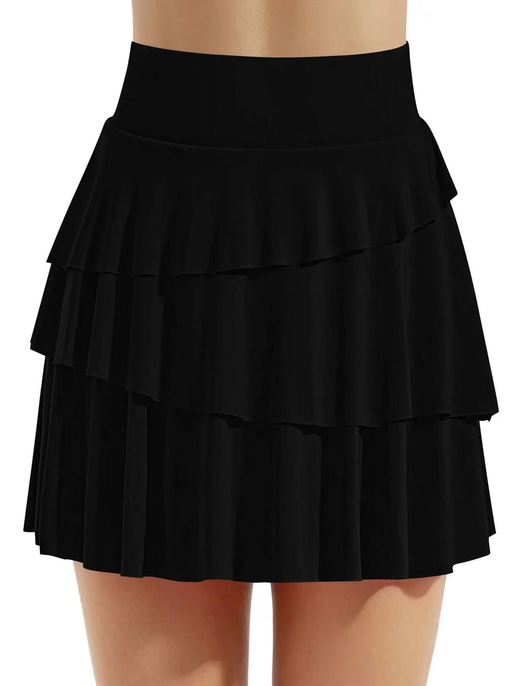 Tiered Ruffle Active Skort - ShalayeFashion