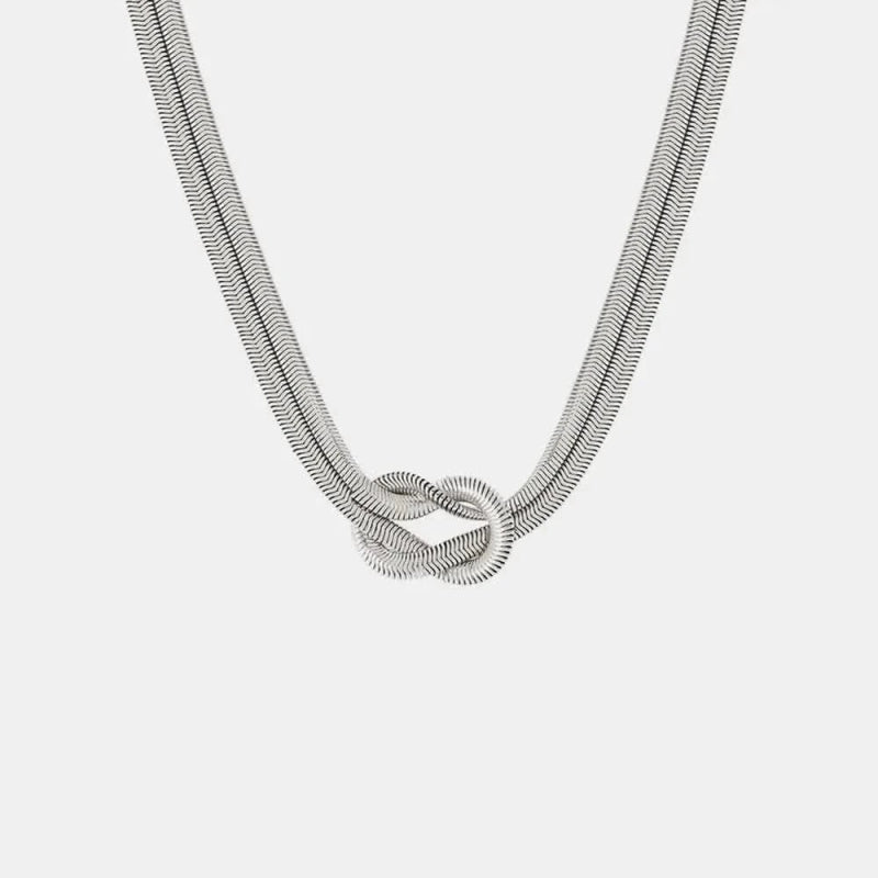 Titanium Steel Knot Necklace - ShalayeFashion