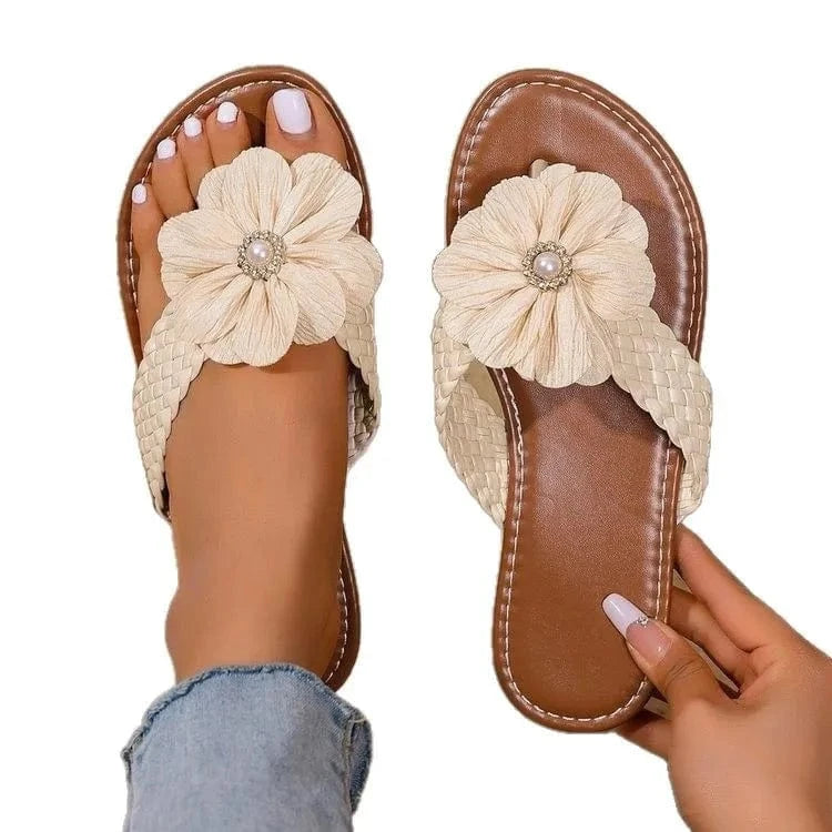 Toe Post Flats Sandals - ShalayeFashion