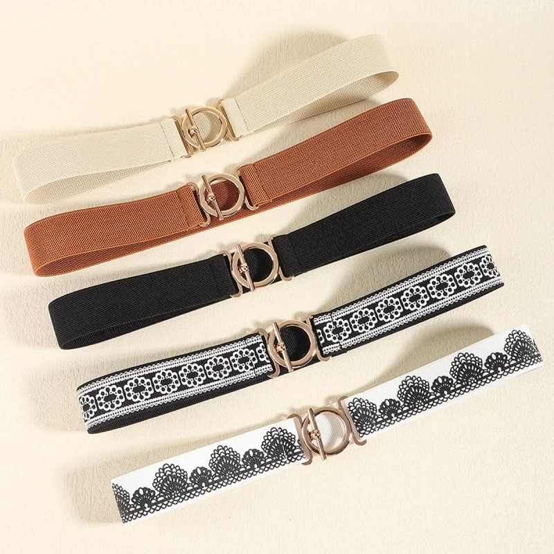 Toggle Clasp Elastic Belt - ShalayeFashion