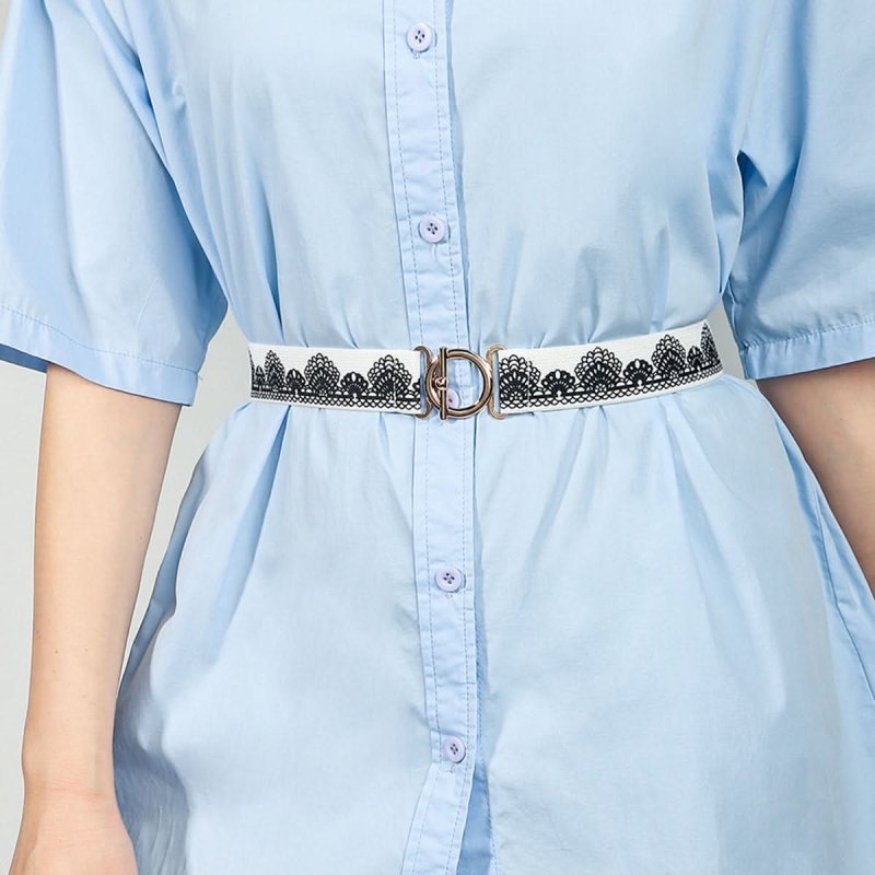 Toggle Clasp Elastic Belt - ShalayeFashion