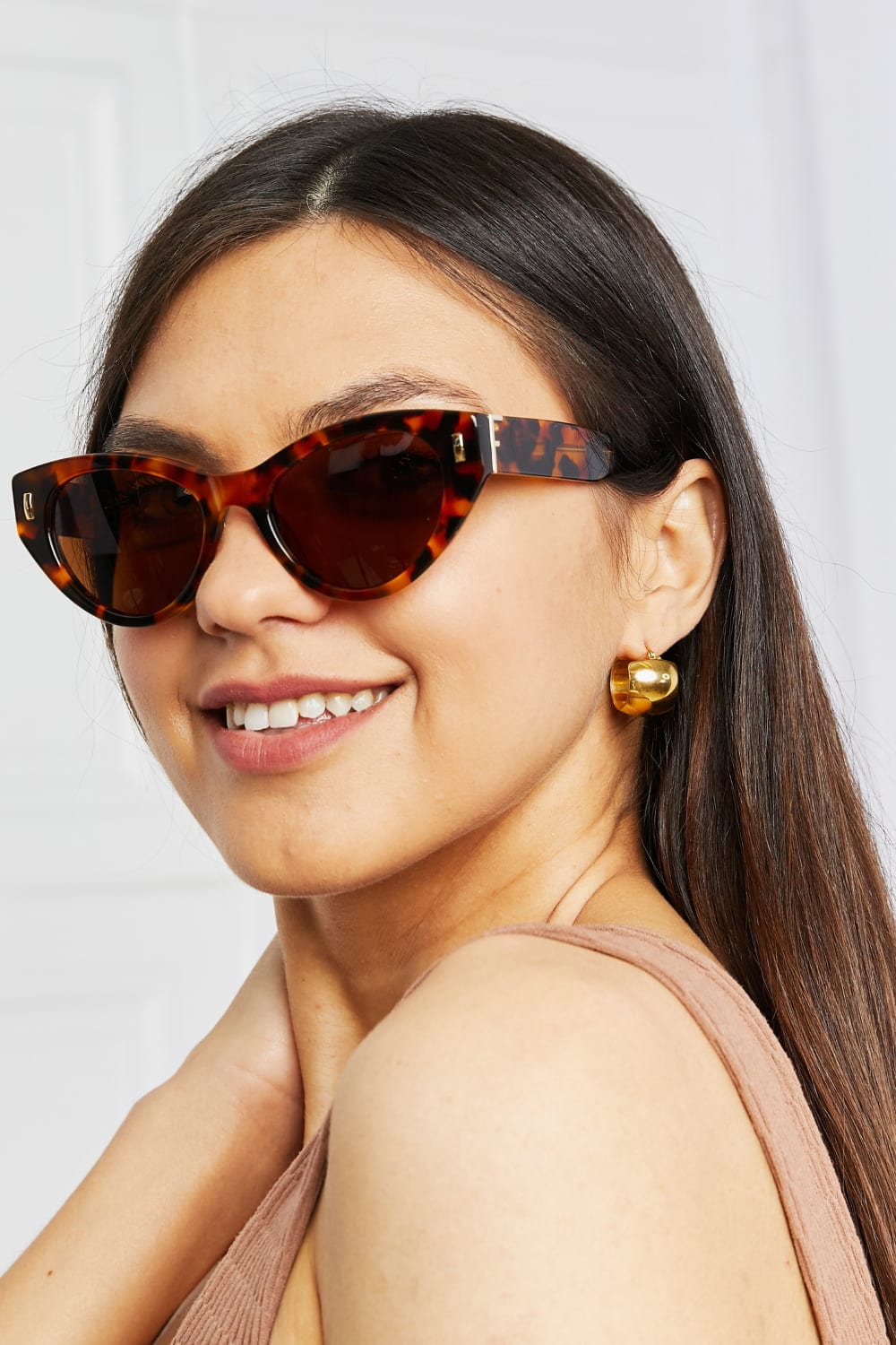 Tortoiseshell Acetate Frame Sunglasses - ShalayeFashion