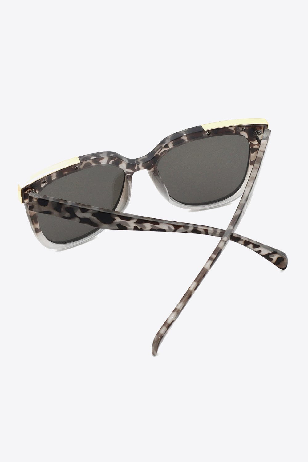 Tortoiseshell Polycarbonate Frame Full Rim Sunglasses - ShalayeFashion