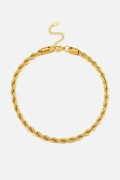 Twisted Chain Choker Necklace - ShalayeFashion