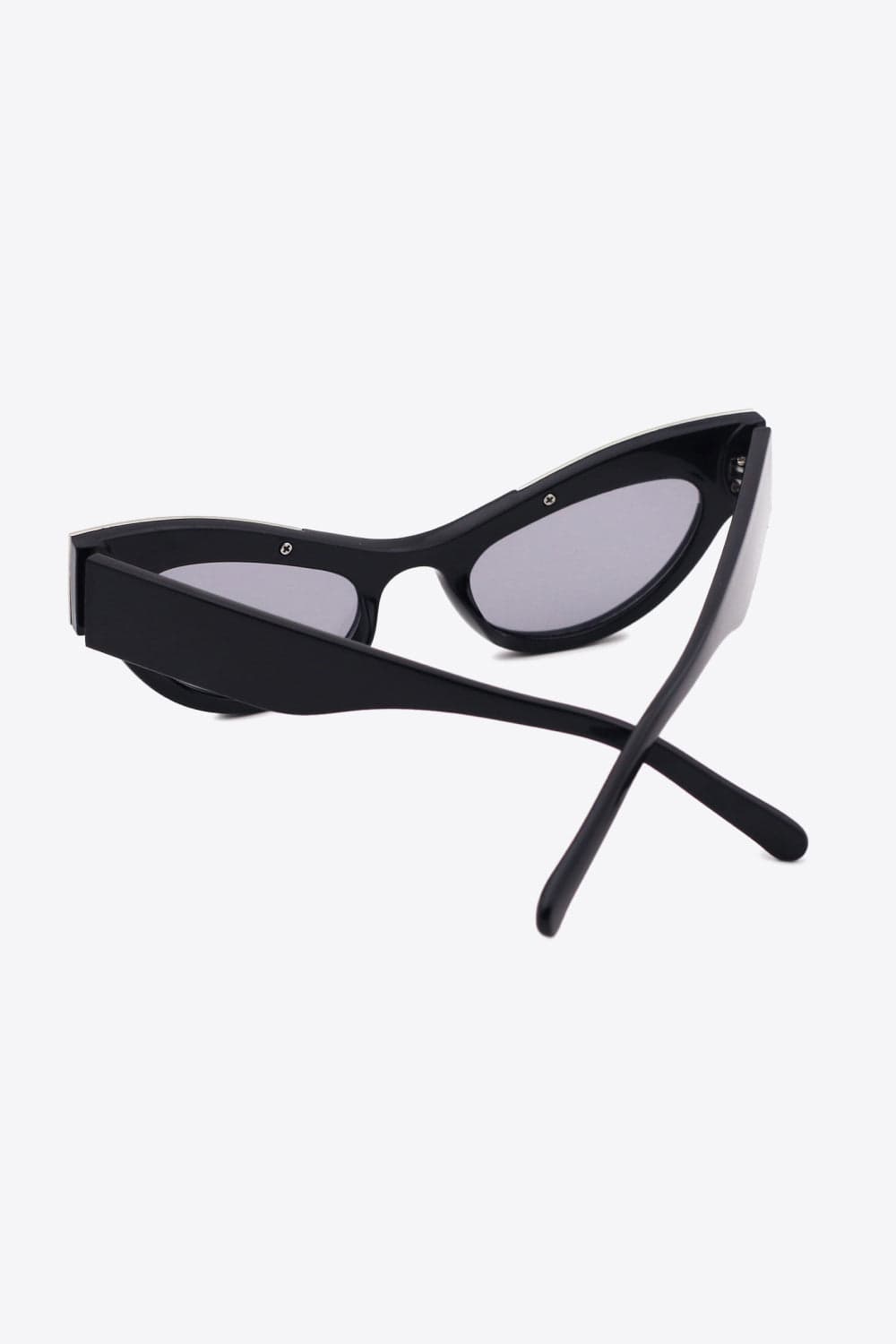 UV400 Rhinestone Trim Cat - Eye Sunglasses - ShalayeFashion