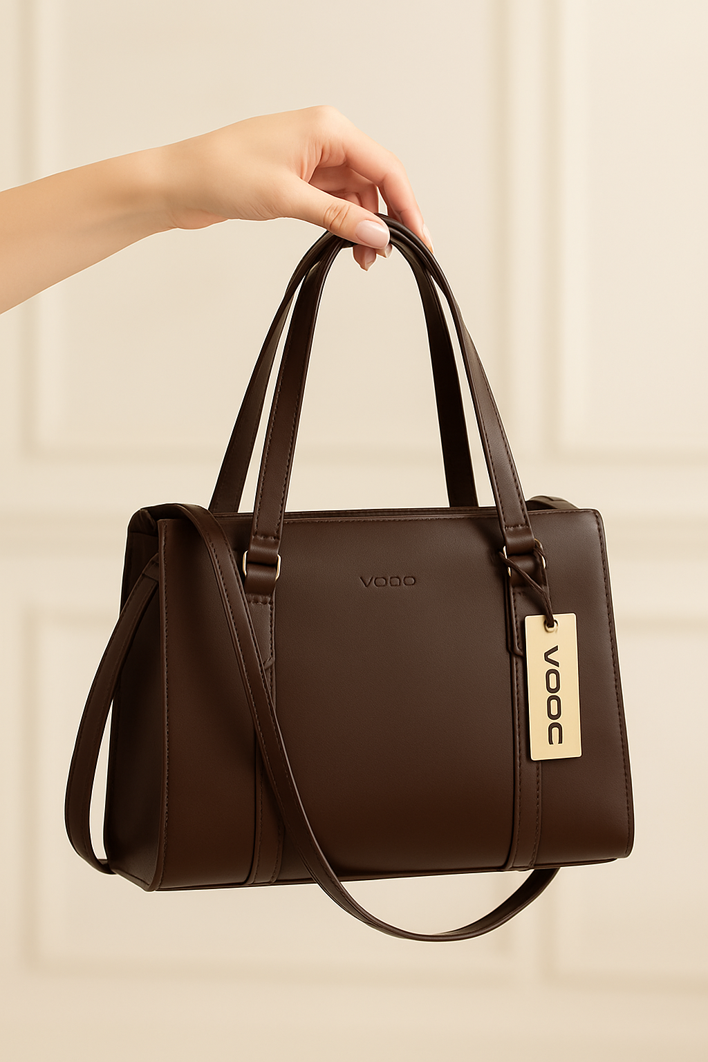 Vintage Leather Handbag Women Shoulder Bag - ShalayeFashion