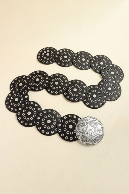 Vintage PU Leather Wide Belt - ShalayeFashion