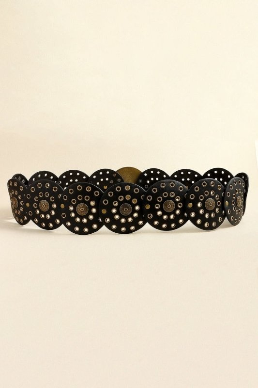 Vintage PU Leather Wide Belt - ShalayeFashion