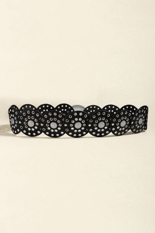 Vintage PU Leather Wide Belt - ShalayeFashion