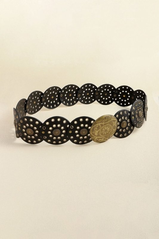 Vintage PU Leather Wide Belt - ShalayeFashion